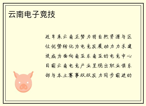 云南电子竞技